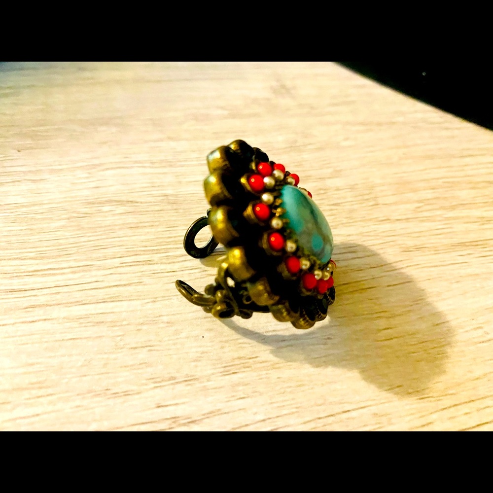 Adjustable stone ring - Picture 3 of 3